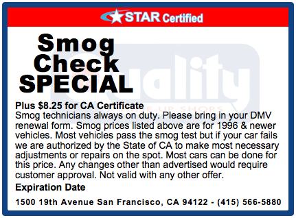 Smog Check Special