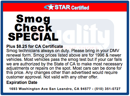Smog Check Special