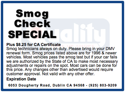 Smog Check Special